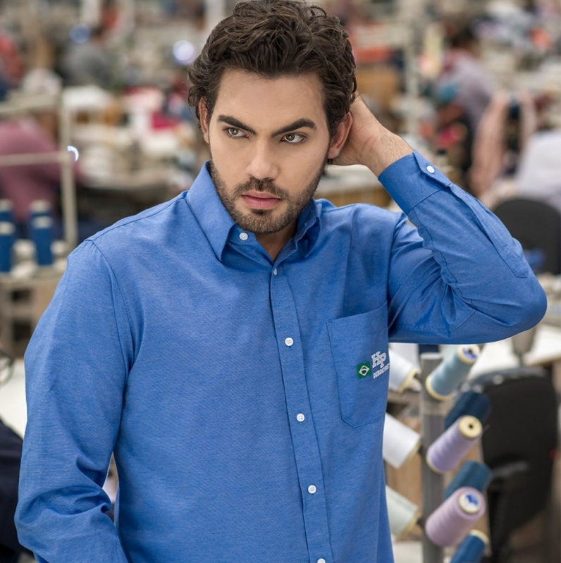 Fabricante de Camisa Empresa Bordada Orçar Cruzeiro - Fabricante de Camisa Empresa