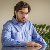 camisa personalizada social masculina azul royal Nazaré Paulista
