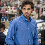 camisas personalizadas sociais azul masculina Grajaú